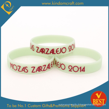 Bracelet en silicone de qualité supérieure pour anniversaire blanc (LN-037)